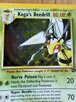 Pokemon TCG Kogas Beedrill Gym Challenge 9/132 - Image 5