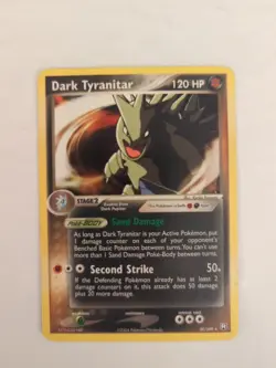 - Pokemon - 2004 Dark Tyranitar - Team Rocket Returns - 20/109 - Rare - Image 1