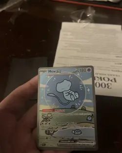 Mew ex 232/091 SV Paldean Fates Shiny Ultra Rare Full Art Holo EN - Image 1