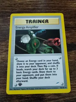 Pokemon Neo Destiny 1st Edition Energy Amplifier 98/105 Non Holo NM-MINT - Image 1
