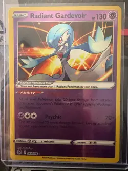 Radiant Gardevoir 069/196 Radiant Rare Lost Origin Pokemon Near Mint - Image 1