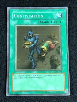 YUGIOH CONFISCATION MRL-038 SUPER (NM) - Image 1