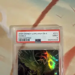 2024 DISNEY LORCANA EN 4-URSULA'S RETURN ENCHANTED DIABLO - DEVOTED HERALD PSA 9 - Image 3