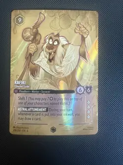 Disney Lorcana Rafiki - Ethereal Guide 208/204 Enchanted Foil Character NM - Image 1