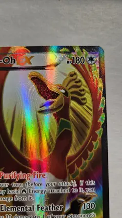 Ho-Oh EX 121/122 - XY Breakpoint Ultra Rare Full Art - Pokemon TCG - NM - Image 2