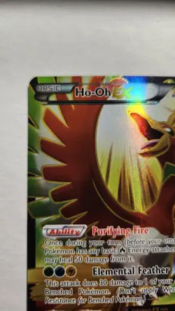Ho-Oh EX 121/122 - XY Breakpoint Ultra Rare Full Art - Pokemon TCG - NM - Image 5