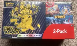 Pokemon Surging Sparks Elite Trainer Box & Booster Bundle Costco 2-Pack - SEALED - Image 1