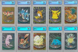 2000 Topps Pokemon Chrome COMPLETE GRADED SET 1-151 Series 1 & 2 💎 DSG Graded - Image 1