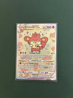 Simisear VSTAR GG37/GG70 Crown Zenith Galarian Gallery Ultra Rare Pokemon TCG - Image 1