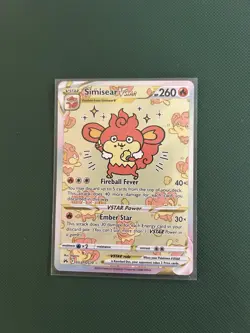 Simisear VSTAR GG37/GG70 Crown Zenith Galarian Gallery Ultra Rare Pokemon TCG - Image 2