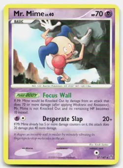 Pokemon Mr. Mime Rare Supreme Victors 37 MP - Image 1