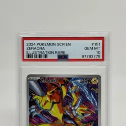 Pokemon Zeraora 151/142 Stellar Crown Illustration Rare Gem Mint PSA 10 - Image 3
