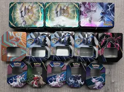 Lot of 13x Empty Pokemon Tins - Image 1
