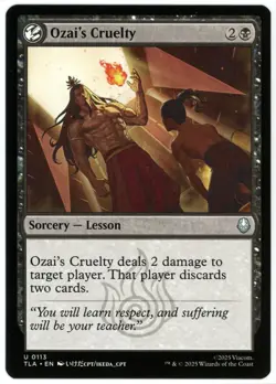 Ozai's Cruelty - 0113 - Avatar: The Last Airbender TLA - MTG - NM/M - Image 1