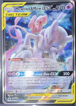 Pokemon Mewtwo & Mew GX SM191 TAG TEAM GX Promo Holo English HP 270 - Image 1
