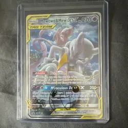 Pokemon Mewtwo & Mew GX SM191 TAG TEAM GX Promo Holo English HP 270 - Image 2