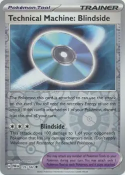 Technical Machine:Blindside 176/182 Reverse Holo Paradox Rift Pokemon TCG - Image 1