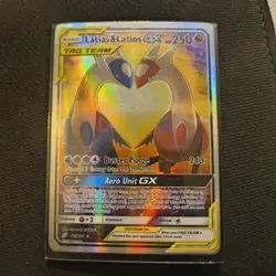 Pokemon Latias & Latios GX 170/181 SM-Team Up TAG TEAM Full Art Holo UR - Image 1