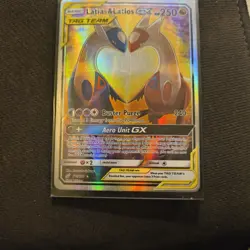 Pokemon Latias & Latios GX 170/181 SM-Team Up TAG TEAM Full Art Holo UR - Image 2