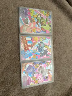 Series 2 First Partner Illustration Grookey, Scorbunny, Sobble Pokemon! In Hand! - Image 1