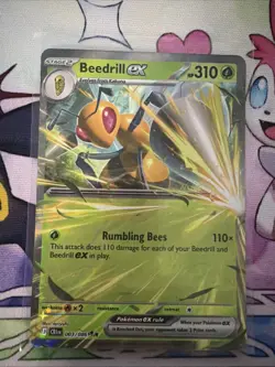 Beedrill ex 003/086 Double Rare Pokemon Chaos Rising ME04 NM - Image 1