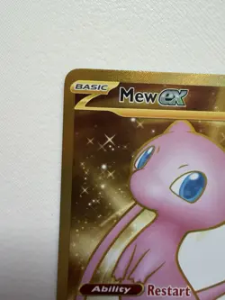 Mew ex 205/165 Scarlet & Violet 151 Hyper Rare Holo Full Art English HP 180 - Image 3