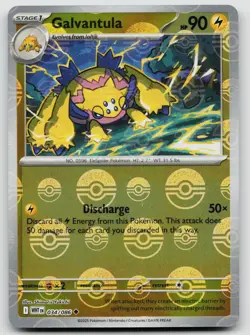 NM Galvantula (Poke Ball Pattern) 034/086 Holo Uncommon White Flare Pokemon - Image 1