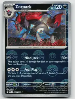 NM Zoroark (Poke Ball Pattern) 062/086 Rare White Flare Pokemon - Image 1