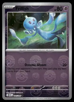 Frillish (Poke Ball Pattern) 044/086 Common White Flare Pokemon Near Mint - Image 1