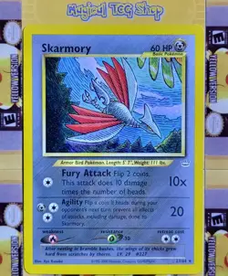 Pokemon Skarmory Neo Revelation Non-Holo Rare 23/64 WOTC 2001 NM - Image 1