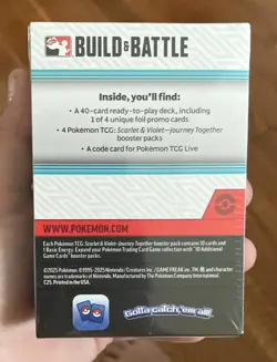 Pokemon TCG Scarlet & Violet—Journey Together Build & Battle Deck game - Image 3