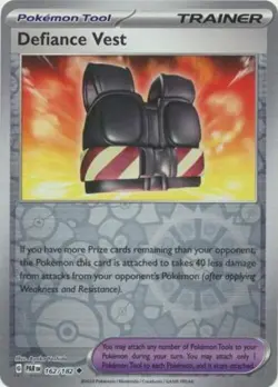 Defiance Vest 162/182 Reverse Holo Paradox Rift Pokemon TCG - Image 1
