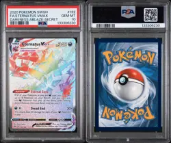 2020 POKEMON SWORD & SHIELD DARKNESS ABLAZE #192 FULL ART/ETERNATUS VMAX PSA 10 - Image 3