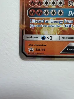 Charizard GX SM195 Promo Holo English Pokemon TCG Stage 2 HP 250 - Image 4