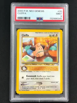 Pokemon 2000 Clef 20/111 Neo PSA 9 - Image 1