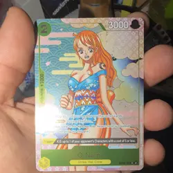 Bandai One Piece O-Nami OP06-101 Rare Alt Art Holo Wings of the Captain - Image 1
