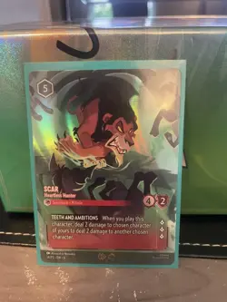 Scar - Heartless Hunter (Store Championship) - Disney Lorcana Promo Cards (DLPC) - Image 2