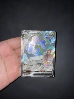 Rayquaza V Full Art Ultra Rare Holo 194/203 SWSH07 Evolving Skies Pokemon Card - Image 3