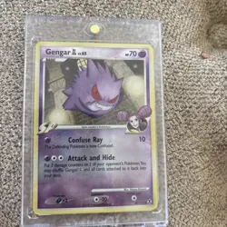 Pokemon reverse HOLO TCG Gengar GL LV65 Rising Rivals Card 40/111 2009 LP - Image 1