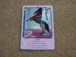 Bella Sara trading card - Bella's Ball - Jewel 21/55 - common card - Image 1