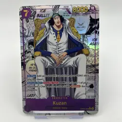 Kuzan Aokiji English Manga OP16-063 One Piece Card Game - The Time Of Battle - Image 1