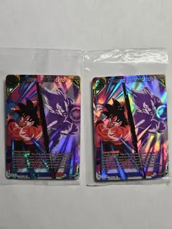 2X Dragon Ball Super CCG Destined Confrontation P-340 PR Promo Foil Cards - Image 1