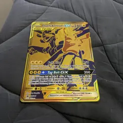 JUMBO Pikachu & Zekrom GX SM248 Jumbo Gold Tag Team Pokemon Promo Card NM - Image 1