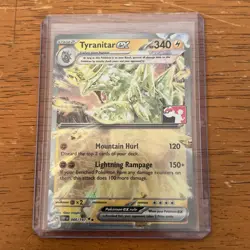 Tyranitar ex Prize Pack Series 4 Promo Pokemon Card NM/LP Stamp - Image 1
