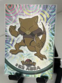 Topps Pokemon Card TV Series 1 Chrome Foil #63 Abra - Image 1
