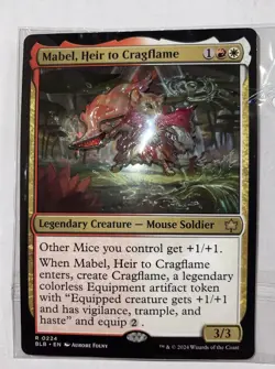 Magic The Gathering Mabel, Heir to Cragflame Pin MagicCon 2024 Exclusive - Image 1