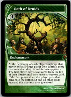 Mystery Booster 2 #212 Oath of Druids (Future Sight) - Image 1