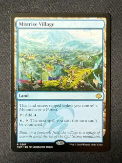 Mistrise Village - Tarkir Dragonstorm PROMO (MTG) NM - Image 1