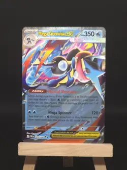 Pokemon TCG Mega Greninja ex NM - 022/086 - ME04: Chaos Rising (CRI) RARE - Image 1