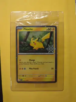 Pikachu 025/165 - 2025 Holiday Advent Calendar Sealed Promo - Pokemon TCG (NM) - Image 1